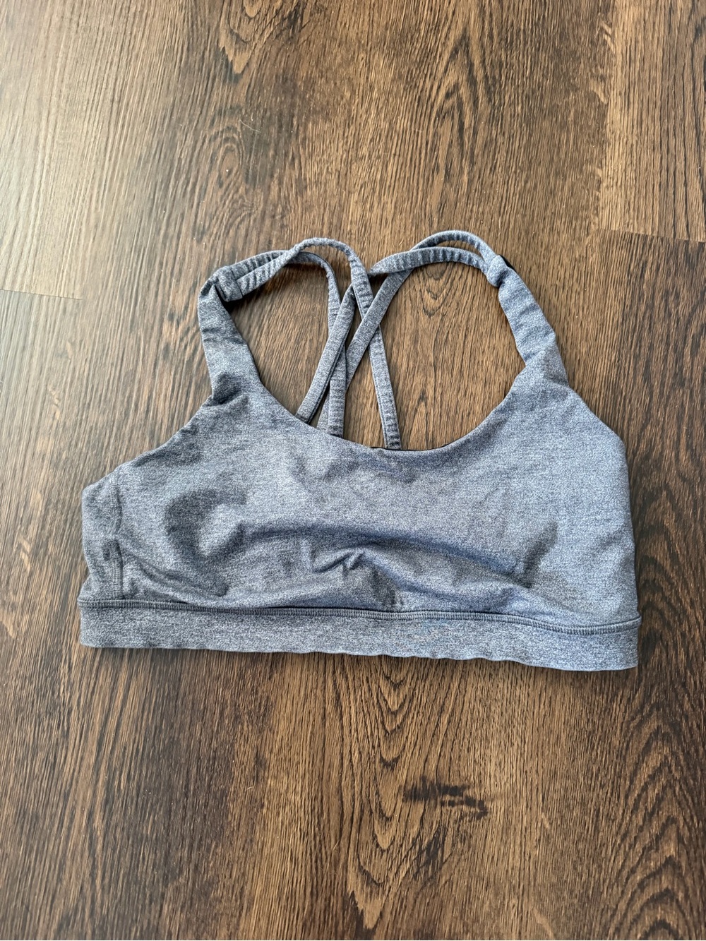 Lululemon Gray Energy Sports Bra- Size 8